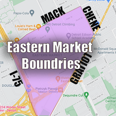 Eastern Market Boundries Map