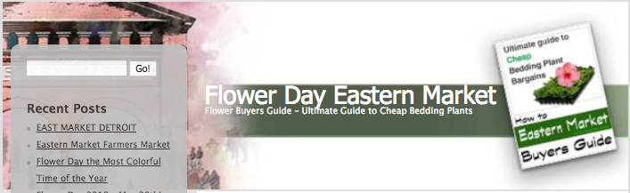 flower day eastern market poster